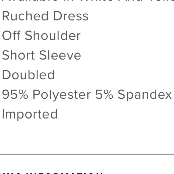 Ruched white dress - Picture 6 of 6